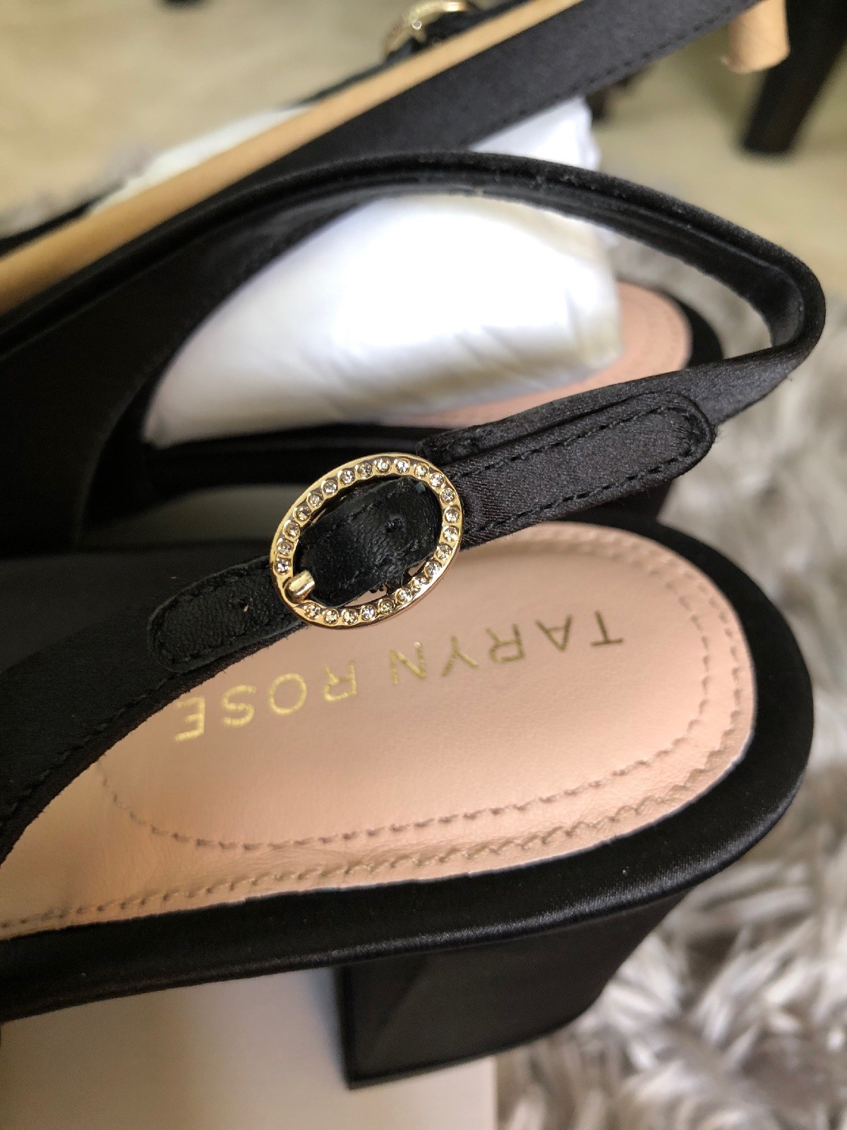 NIB Taryn pink ‘Marcy ‘Marcy ‘Marcy Satin’ Slingback Black Size 9M 4e8943 NIB Taryn pink ‘Marcy ‘Marcy ‘Marcy Satin’ Slingback Black Size 9M 4e8943