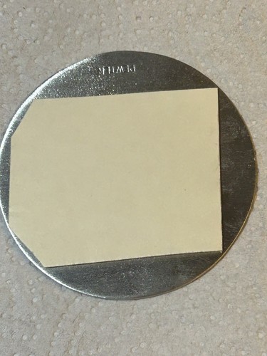 VINTAGE  Pewter  ST FLORIAN Protector Of Firefighters Medal With Adhesive Back - Picture 4 of 4