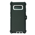 Black White For Samsung Note 8 Defender Case Cover w/ Belt Clip fits Otterbox