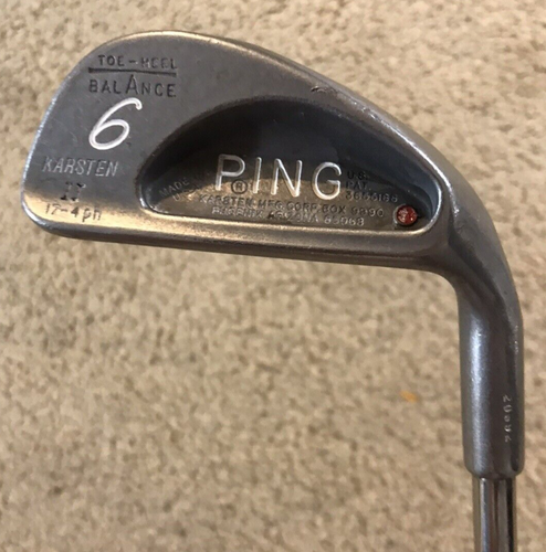 Ping Karsten II 6 Iron Red Dot, RH, Right Hand, Regular Steel Shaft, Needs Grip - Picture 2 of 15