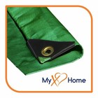 8 x 10 Green Color 12 Mil Heavy Duty Tarp / Canopy