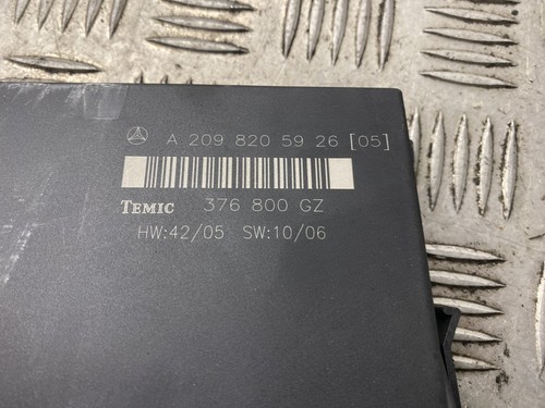 MERCEDES-BENZ CLK C209 Komfortsteuergerät a2098205926 3.00 Diesel 23308047 - Bild 5 von 6