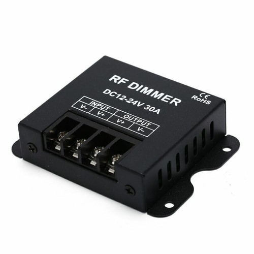 30A RF LED Dimmer Wireless Brightness 3 Keys Remote Controller DC 12V 24V - Bild 4 von 7