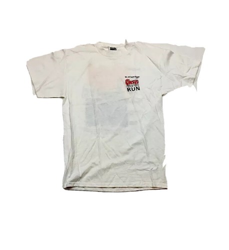 Tultex Tee Shirt Chevys Fresh Mex Run 1999 White Size Medium - Picture 2 of 5