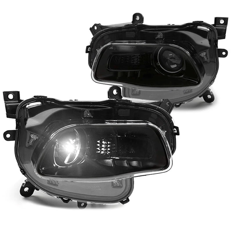 HID/Xenon Projector Headlights Assembly For Jeep Cherokee 2014-2018 W/ Ballast Foto 3 de 4