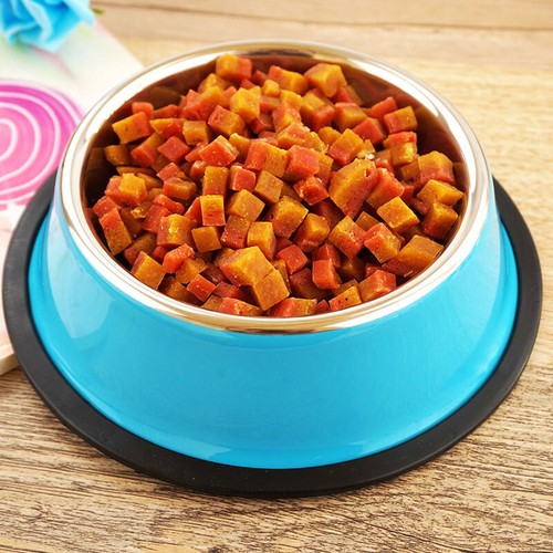 Plato de acero inoxidable de metal antideslizante para perros cachorros mascotas animales comida tazón de agua - Imagen 5 de 18