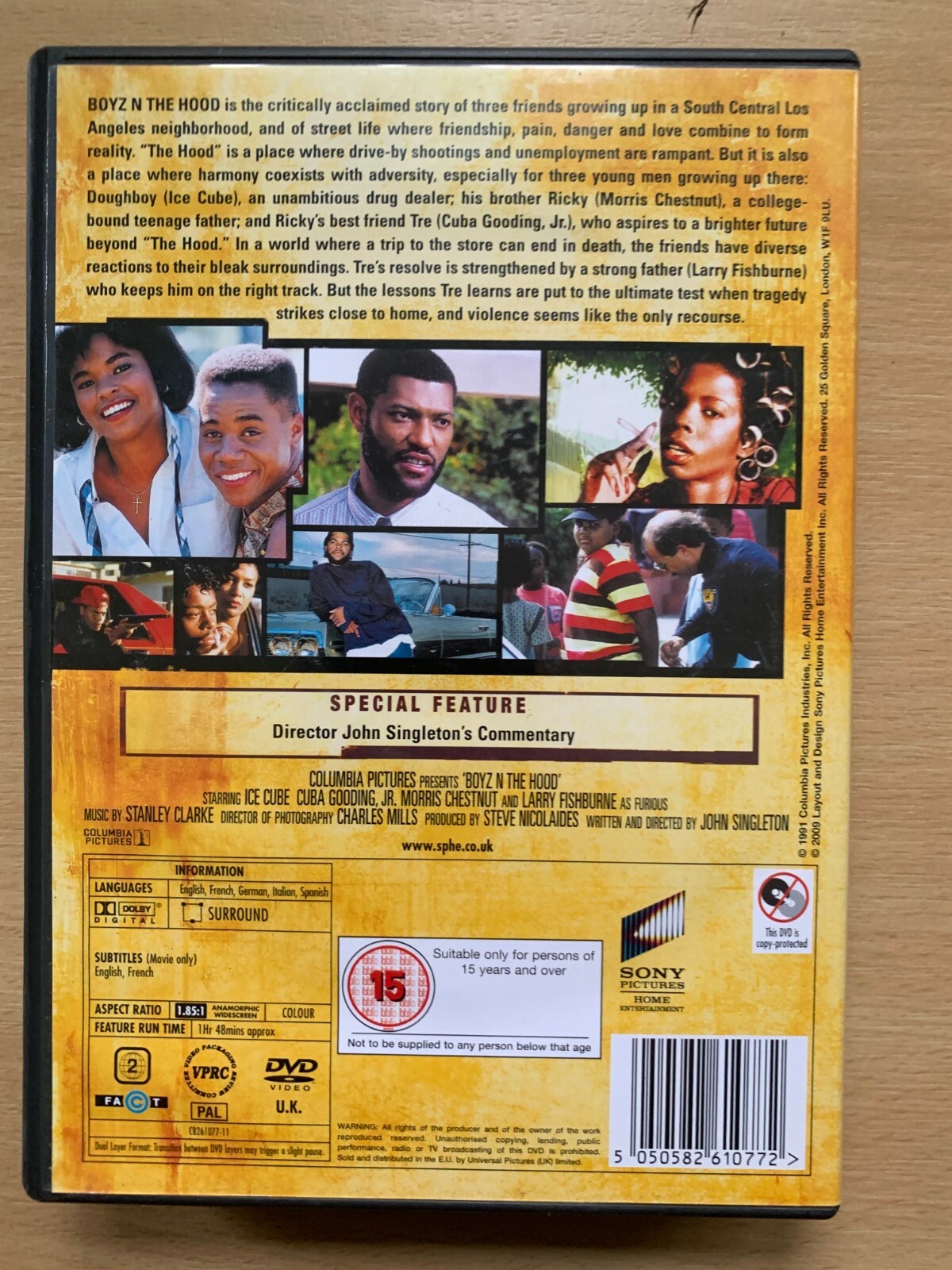 Boyz n the Hood DVD 1991 African American Coming of Age Movie Classic 2