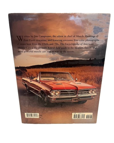 THE ENCYCLOPEDIA OF MUSCLE CARS Jim Campisano Hardcover Book - Picture 2 of 6