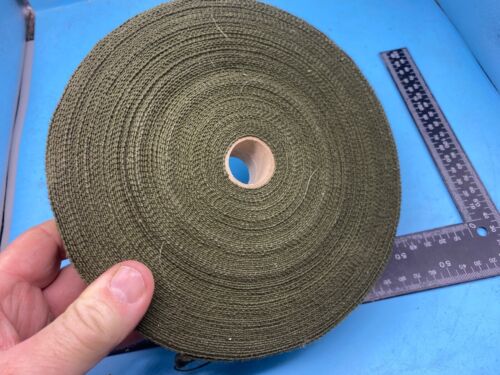 Original Large Roll of British Army Canvas Webbing - 40mm Wide - Picture 3 of 7