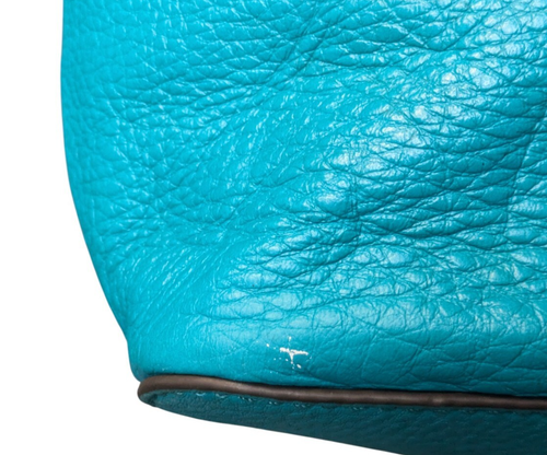 Michael Kors Bedford Medium Leder Messenger Bag in Aqua Teal Blau Crossbody - Bild 6 von 15