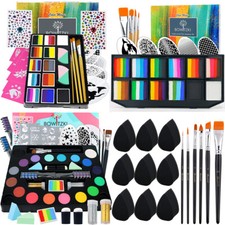 5 Pack Face Painting Kit for Kids Party Professional Face Paint Kit Bundle Kit