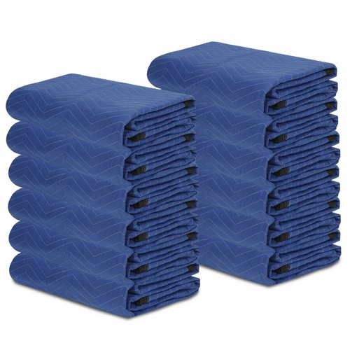 24 bewegliche Decken 80""x72"" Schutz Versandverpackung Möbelpolster blau - Bild 6 von 9