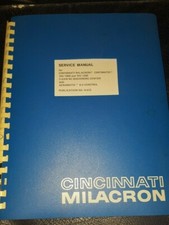 service manual, Cincinnati Milacron
