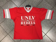 Vintage NCAA UNLV RUNNIN REBELS UNIVERSITY NEVADA LAS VEGAS JERSEY T-shirt VTG