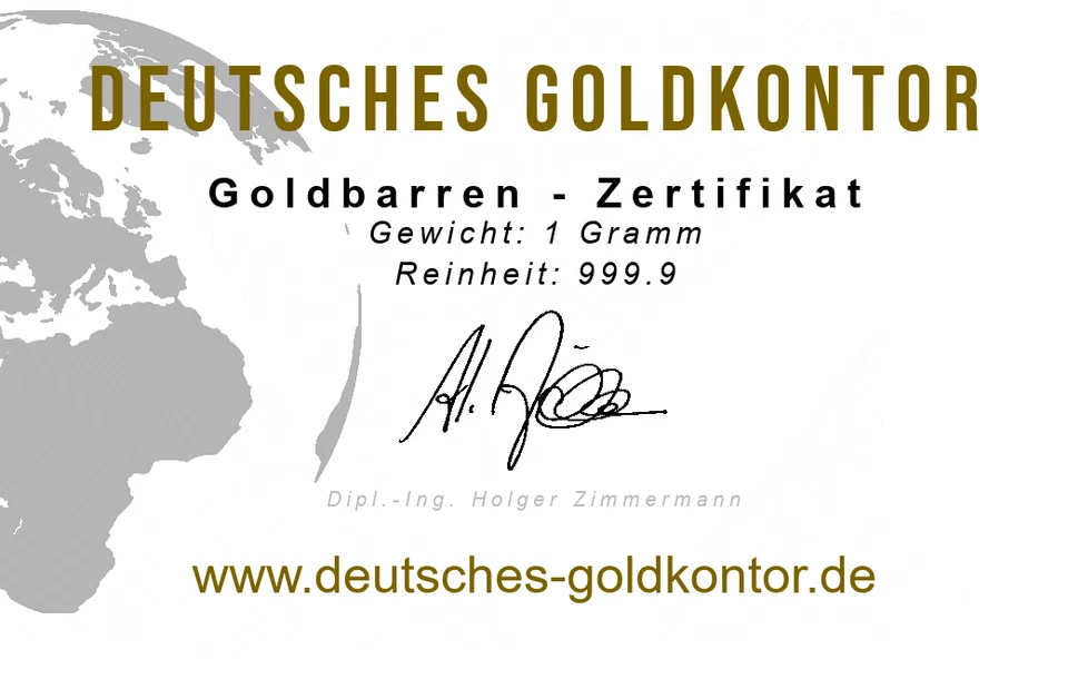 1,0 Gramm Feingold Motiv-Karte "Rote Rose" Goldbarren / 999,9 Gold - Bild 2 von 3