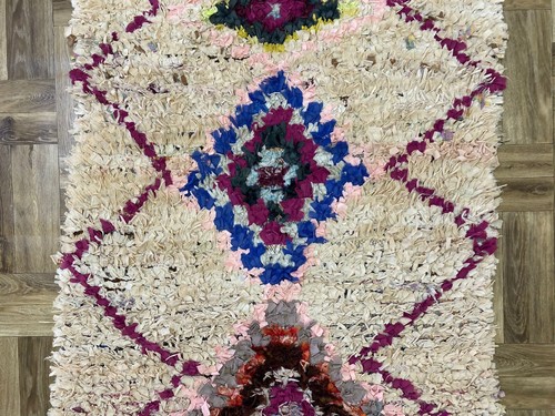 Traditionnel Boho Rug,Hand Woven Area Rug,Door Mat,Living Room Rug,3x6'6'ft - Picture 4 of 12