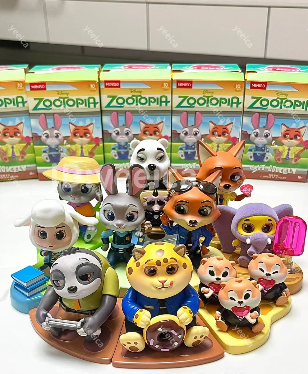 MINISO Zootopia Sit Nicely Series Blind Box Confirmed Figure