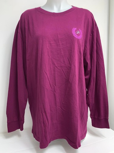 Camiseta Victoria's Secret Rosa Campus Manga Larga Gran Tamaño Cuello Redondo  - Imagen 61 de 80