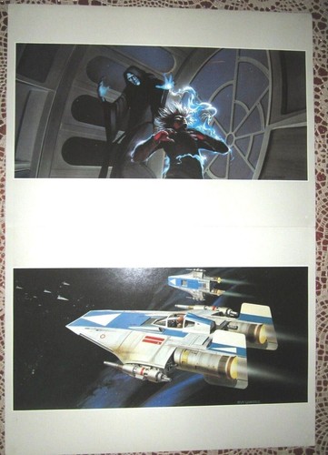 2 x Ralph McQuarrie Art Prints from Star Wars The Return of the Jedi 1983 #3