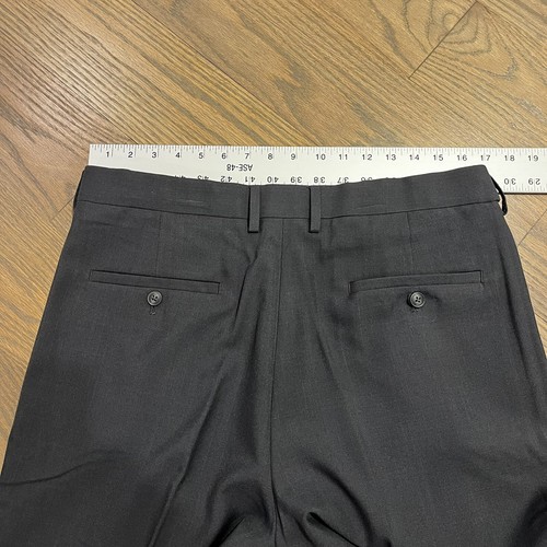 Haggar Classic Fit Mens Sz 34x32 Eclo Stria Dress Pant Gray - Bild 7 von 7