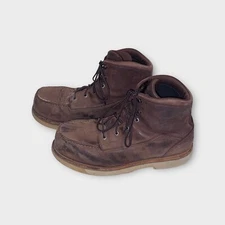 RED WING TRACTION RED LITE 6” SAFETY/MOCK TOE BOOTS 2449 BROWN MEN’S US 10.5 E2