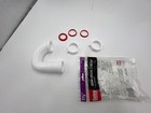 Oatey Threaded-Joint Sink J-Bend Drain Plastic White 1-1/2" 1000 050 136