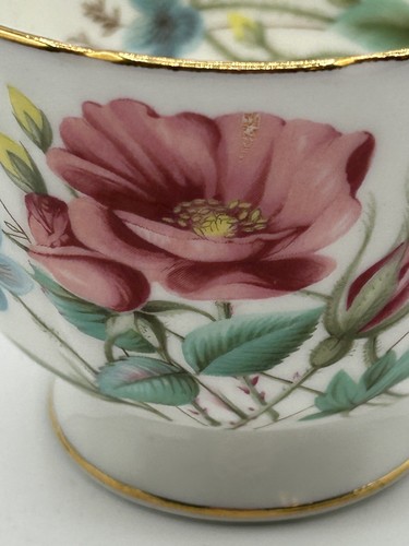 Vintage AYNSLEY Hand Painted Fine Bone China Teacup & Saucer - England - Picture 17 of 23