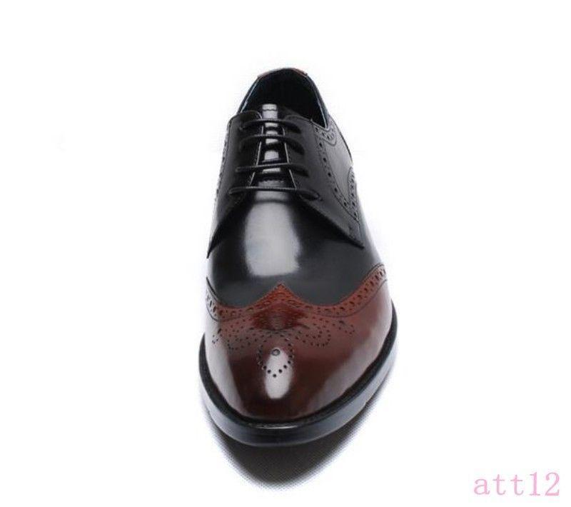 Zapatos De Cuero Vestir para hombres Cuero De Con Cordones Formales Tallada extremo de ala Negocios Formal Moda 6a6b26 Zapatos De Cuero Vestir para hombres Cuero De Con Cordones Formales Tallada extremo de ala Negocios Formal Moda 6a6b26