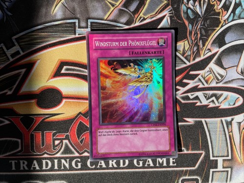 Yugioh Phoenix Wing Wind Blast CP06-DE004 Super Rare MP German - Picture 3 of 7