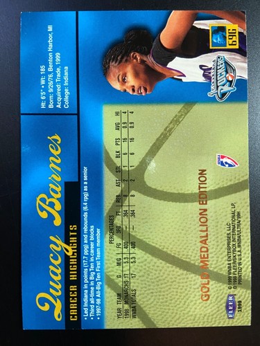 1999 Fleer Ultra WNBA Gold Medallion-Pick Card(s) - (#1 - #100) - NM/MT - Picture 199 of 283