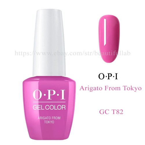 New OPI GelColor 15ml/0.5fl.oz Gel Nail Polish PERU, LISBON, GREASE SoakOff Base - Picture 145 of 191