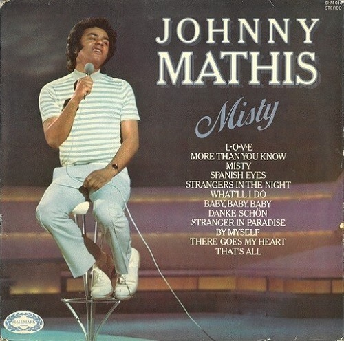 JOHNNY MATHIS Misty Vinyl Record Album LP Hallmark & Jazz Swing And Pop Music - Picture 1 of 6