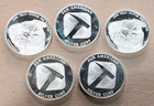 Northwest Territorial Mint, Pan American 1 Oz .999 Fine Silver Ingot 5 Round Lot