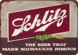 Stag Beer on Draught Rustic Retro Metal Sign 8/" x 12/"