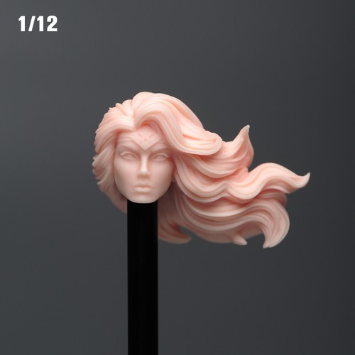 1:12 Wonder Woman Head Sculpt Carved For 6" Female ML Action Figure Body Toys - Picture 2 of 8
