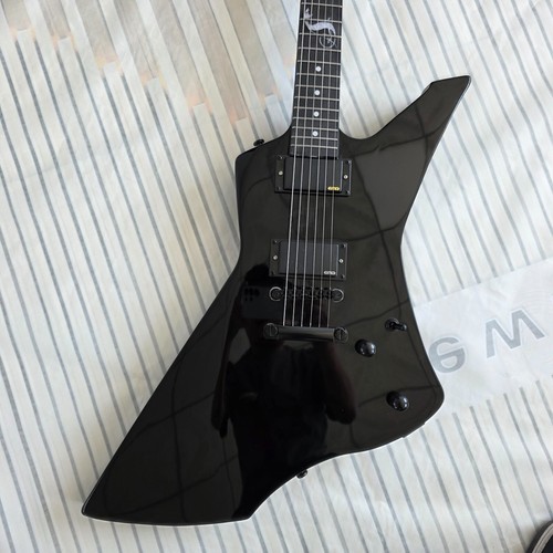 James Hetfield Snakebyte Black Electric Guitar Active pickup Fast Ship from US - Picture 4 of 14