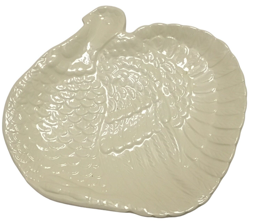 Turkey Shaped Plates Set of 3 Serving Fall Thanksgiving Micro Safe 3D Farmhouse - Picture 6 of 6