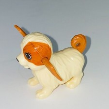 Barbie Swim Race Pup Puppy Dog Cream Brown Ears Move Up Down Kids Toy Animal