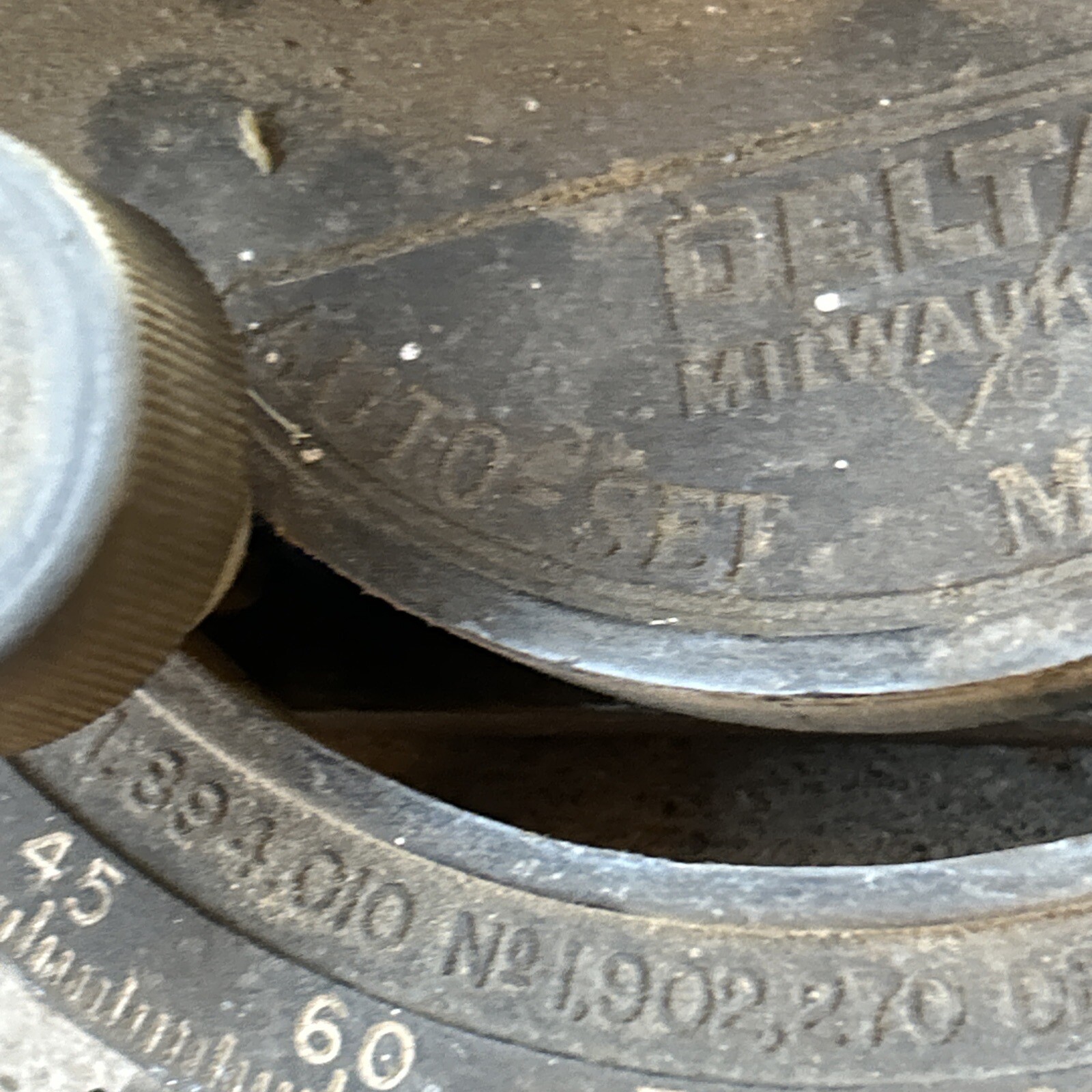 Vintage Delta Milwaukee Auto Set Miter Gauge For Table Saw eBay