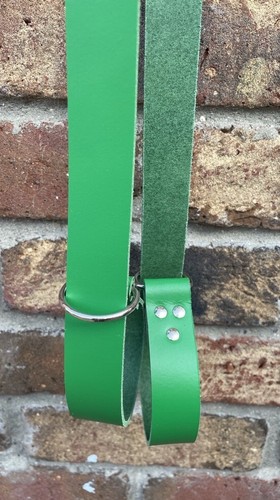Leather Roller Skate Leash Handmade Choice of Colours Roller Derby Real Leather - Picture 10 of 15