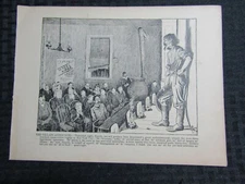 1910 YESTERDAYS Comic Strip by Frank King 10x7" pg.6  FN 6.0 Villain Announces