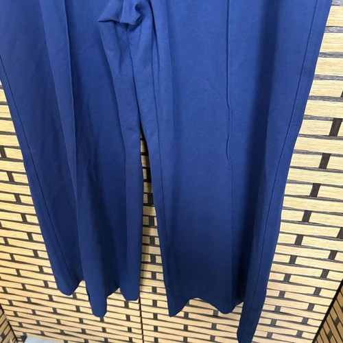 Pantalone On 34th Navy Ponte pull on gamba larga taglia large - Foto 4 di 7