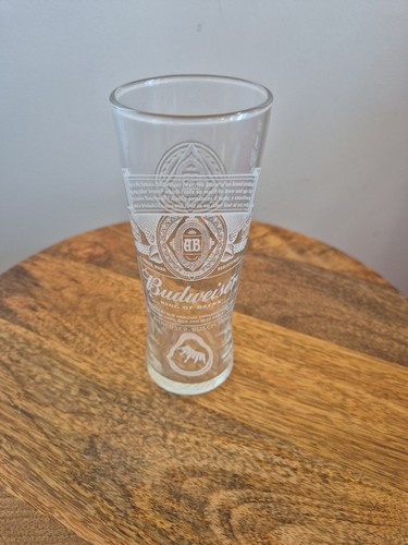 2x Bud - Budweiser Half Pint Glass/Glasses - Picture 8 of 8
