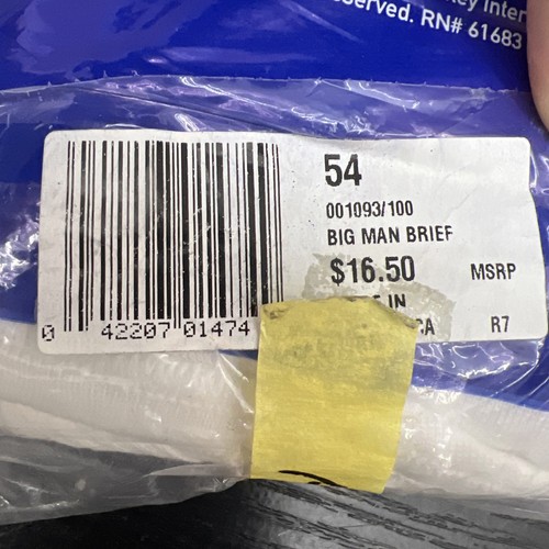 Jockey Classics Herren Slips Gr. 54 Big Man 2er Pack weiß 100% Baumwolle 2004 - Bild 7 von 7