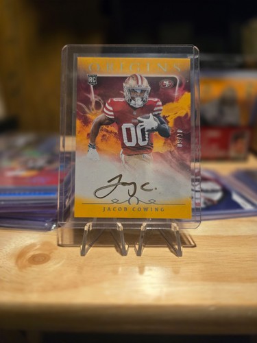 jacob cowing rookie autograph numbered 09/10 2025 football card - Picture 1 of 12