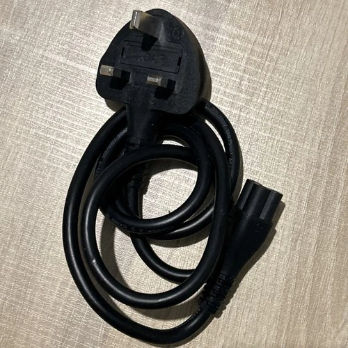 LAPTOP AC ADAPTER, CHARGER POWER LEAD, MAINS CABLE, CORD C5 3 pin UK PLUG