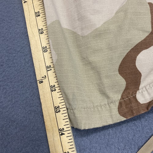 Vtg US Army Pants Mens L Reg Desert Storm Camo Ripstop BDU Combat Military 90s - Picture 14 of 16