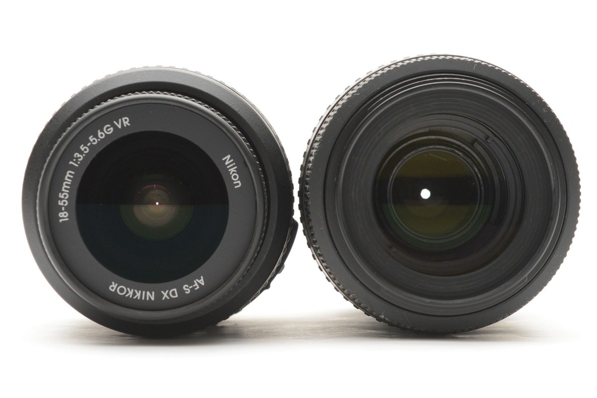 超美品Nikon D3200 18-55 VR Kit Nikon D3200 Digital SLR 18-55mm 55-200mm VR DX Lens Kit SC
