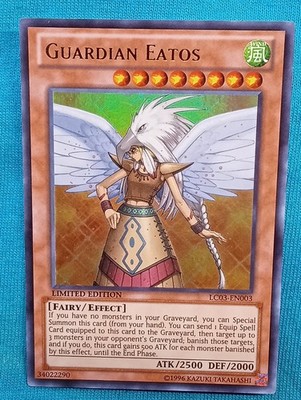 YuGiOh Cards - Guardian Eatos - LC03-EN003 **Near Mint**