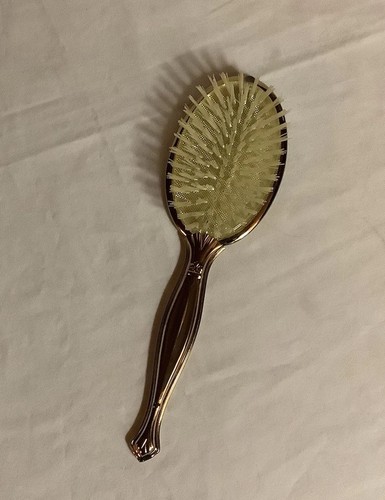 Vintage Penny’s Vanity Set Mirror, Brush and Comb Gold And Turquoise Tortoise - Picture 5 of 9